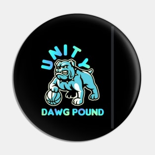 Dawg pound basketball Pin