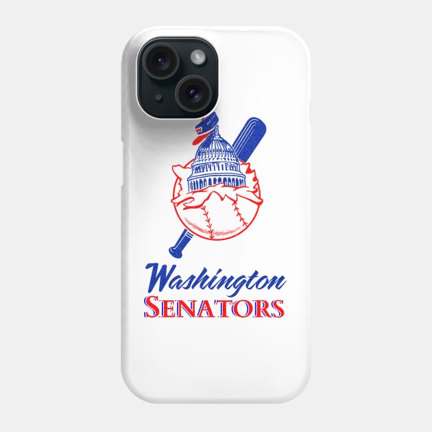 Defunct Washington Senators Baseball Phone Case by LocalZonly