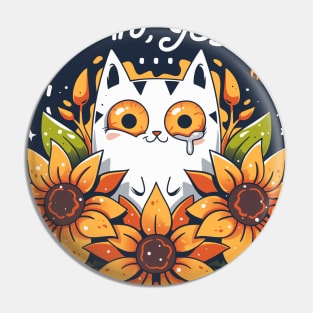 Summer Kitten Sniffles - Allergic Cat Pin