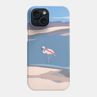 Flamingo in Chile, Atacama Desert Phone Case