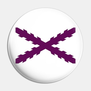 Cross of Burgundy (purple) Pin