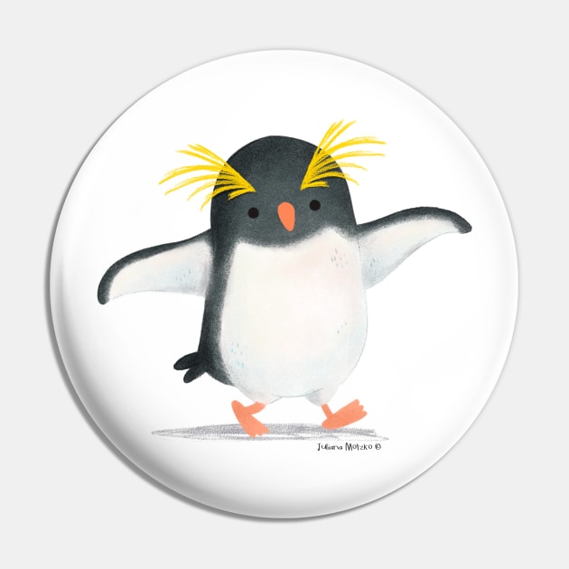 Macaroni Penguin Pin by julianamotzko