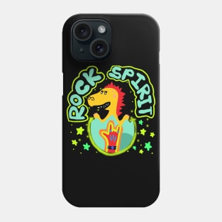 rock spirit, dinosaur Phone Case