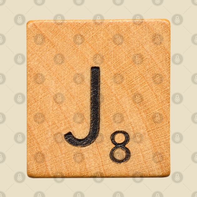 Scrabble Tile 'J' by RandomGoodness