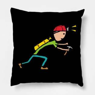 Caving and Spelunking Pillow