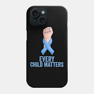 Child Abuse Prevention Awareness Month Blue Ribbon gift idea Phone Case