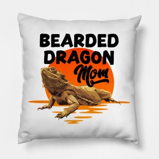 Bearded Dragon Mom Pillow