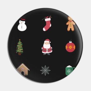 Cute Christmas Sticker Pack Pin