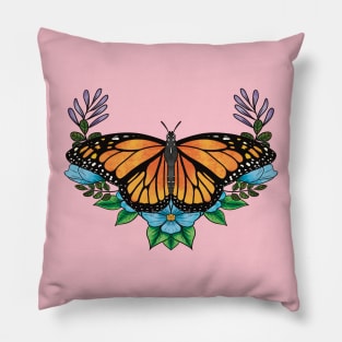 Monarch Butterfly Pillow