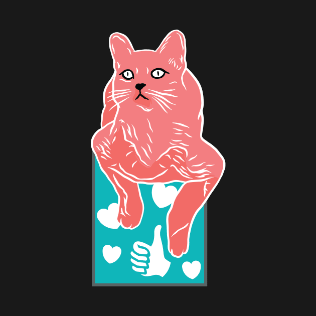 Meh Cat by CANVAZSHOP