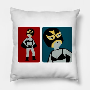 The Luchadora Pillow