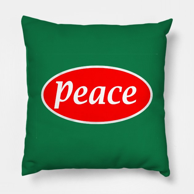 Peace Time Pillow by PlanetMonkey