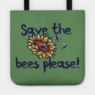 save the bees Tote