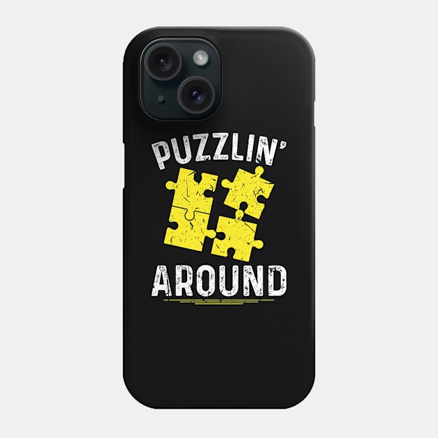 Puzzle Piece Phone Case by Humbas Fun Shirts