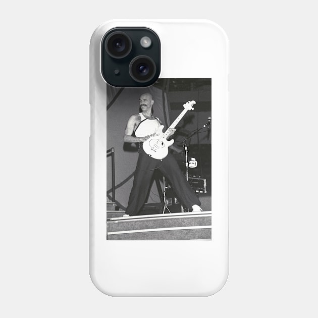 Tony Levin BW Photograph Phone Case by Concert Photos