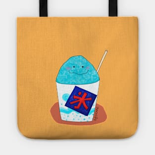 Kakigori with Blue Syrup Tote