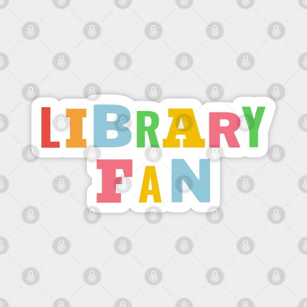 Library Fan Magnet by angiedf28