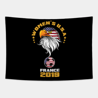 Women's USA - Women's World Cup 2019 T-shirt Tapestry