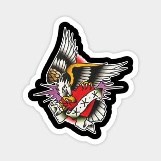 Eagle and Heart Tattoo Design Magnet