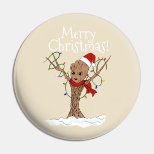 Groot Christmas Tree Pin