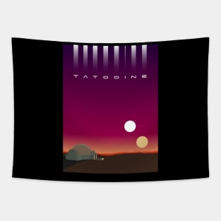 Landscape of the planet Tatooine Tapestry