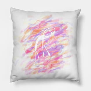 Sad Stickman Pillow