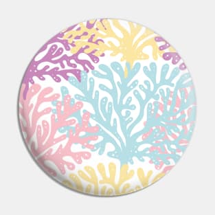 Colorful coral reef | Hand drawn Pin