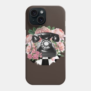 Black Vintage Rotary Phone Phone Case