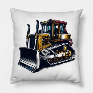 Bulldozer Pillow