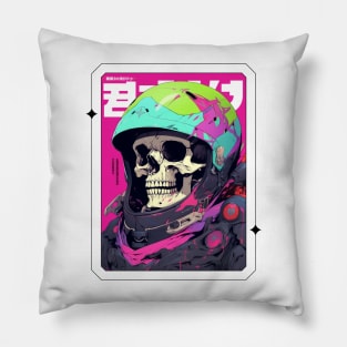 Cool Japanese Deathly  Racer Pillow