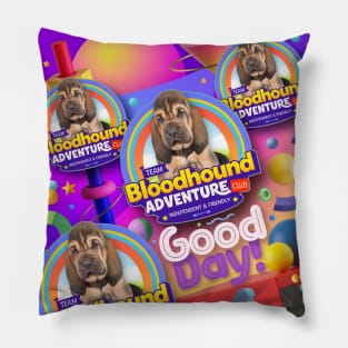 Bloodhound dog v2 Pillow