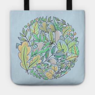 Leaves and Birds Tote