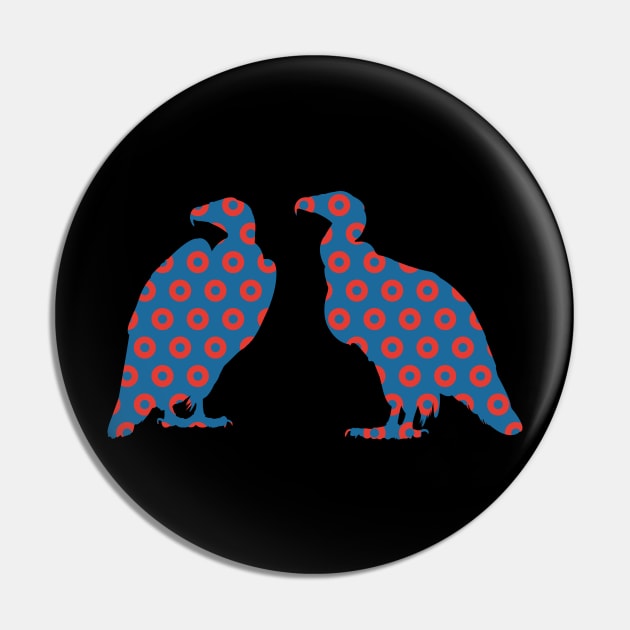 Phish Vultures Donuts Pin by NeddyBetty