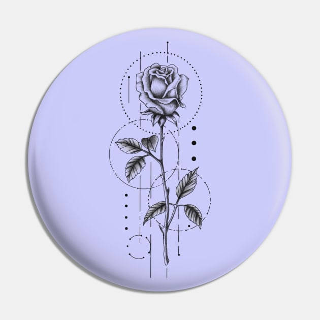 Geometric rose design Pin by Rachellily