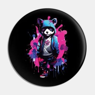 graffiti art panda design Pin