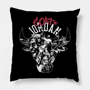 BASKETBALLART -CHICAGO MVP 23 GOAT Pillow