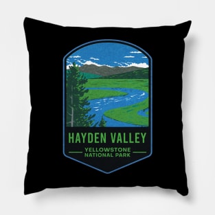 Hayden Valley Yellowstone National Park Pillow