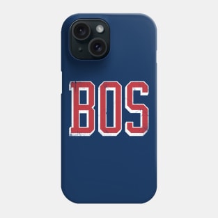 BOSton retro - Navy/Red Phone Case