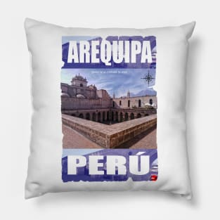 TEMPLO COMPAÑIA JESUS AREQUIPA PERU Pillow