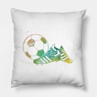 Soccer Art Pillow