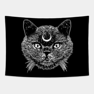 Night Cat Tapestry