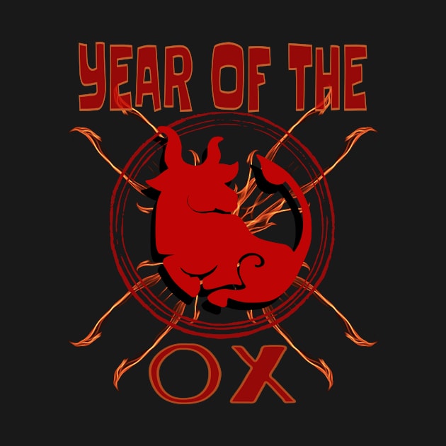 chinese new year2021, year of the ox by summerDesigns