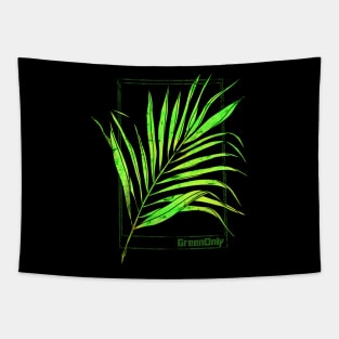 Green Palm Leaf Tapestry