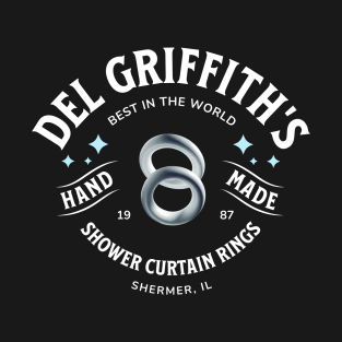 Del Griffith's Shower Curtain Rings - Shermer, IL T-Shirt