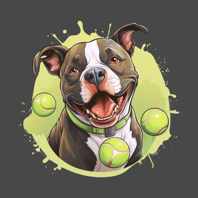 american bully love ball by hnueng111