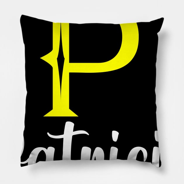 I'm A Patricia ,Patricia Surname, Patricia Second Name Pillow by overviewtru