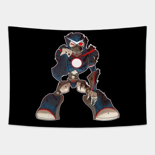 Go Robo Now Battle Damage Tapestry