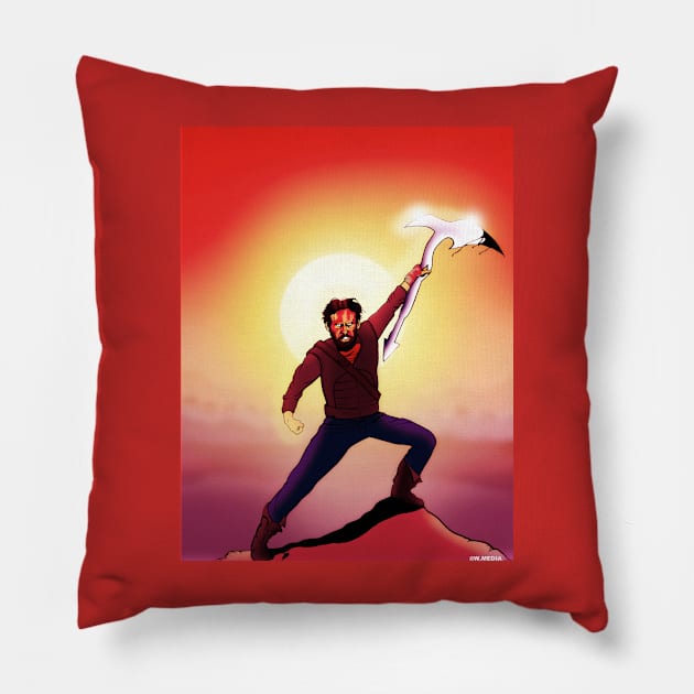 Mandy- Red triumphant Pillow by Wonder design