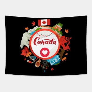 Canada day Tapestry