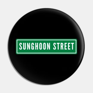 Sunghoon Street Sign ENHYPEN Pin